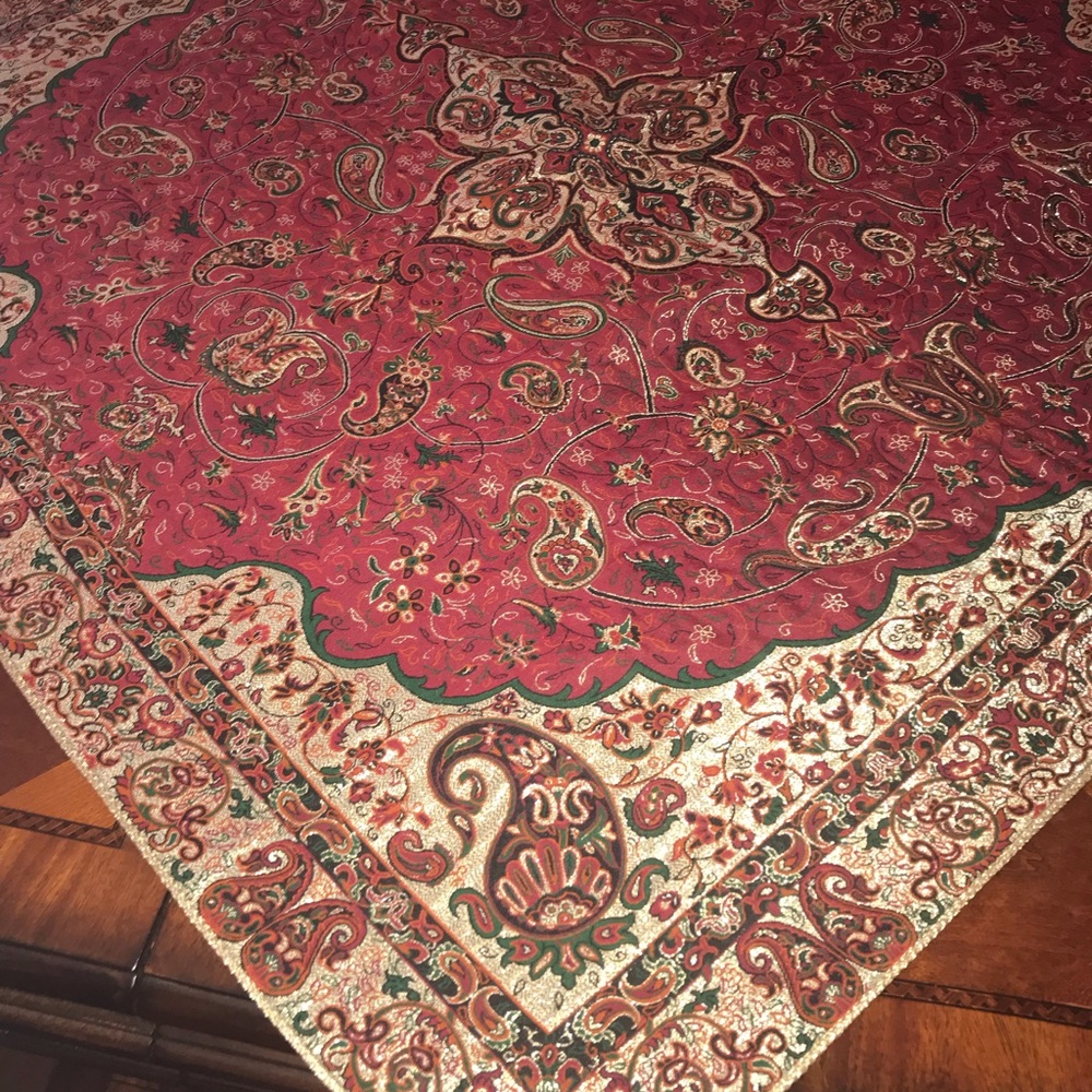 Silk Persian termeh table cover